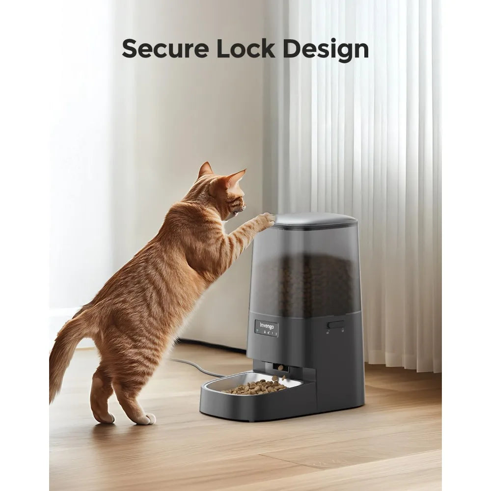 MeowServe S20 Automatic Cat Feeder With Stainless Steel Bowl