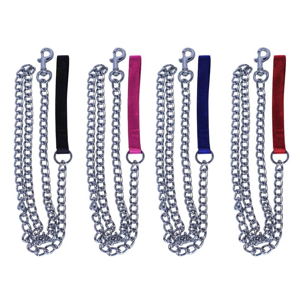 DUTRIEUX Heavy Duty Nylon Steel Chain Leash With Welded Links