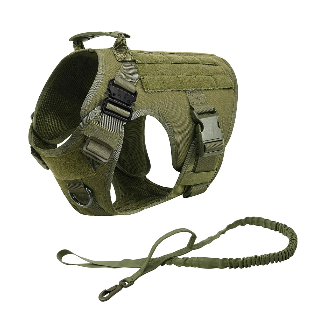 PATYOCATCN Tactical Dog Harness With MOLLE Pouches For Training