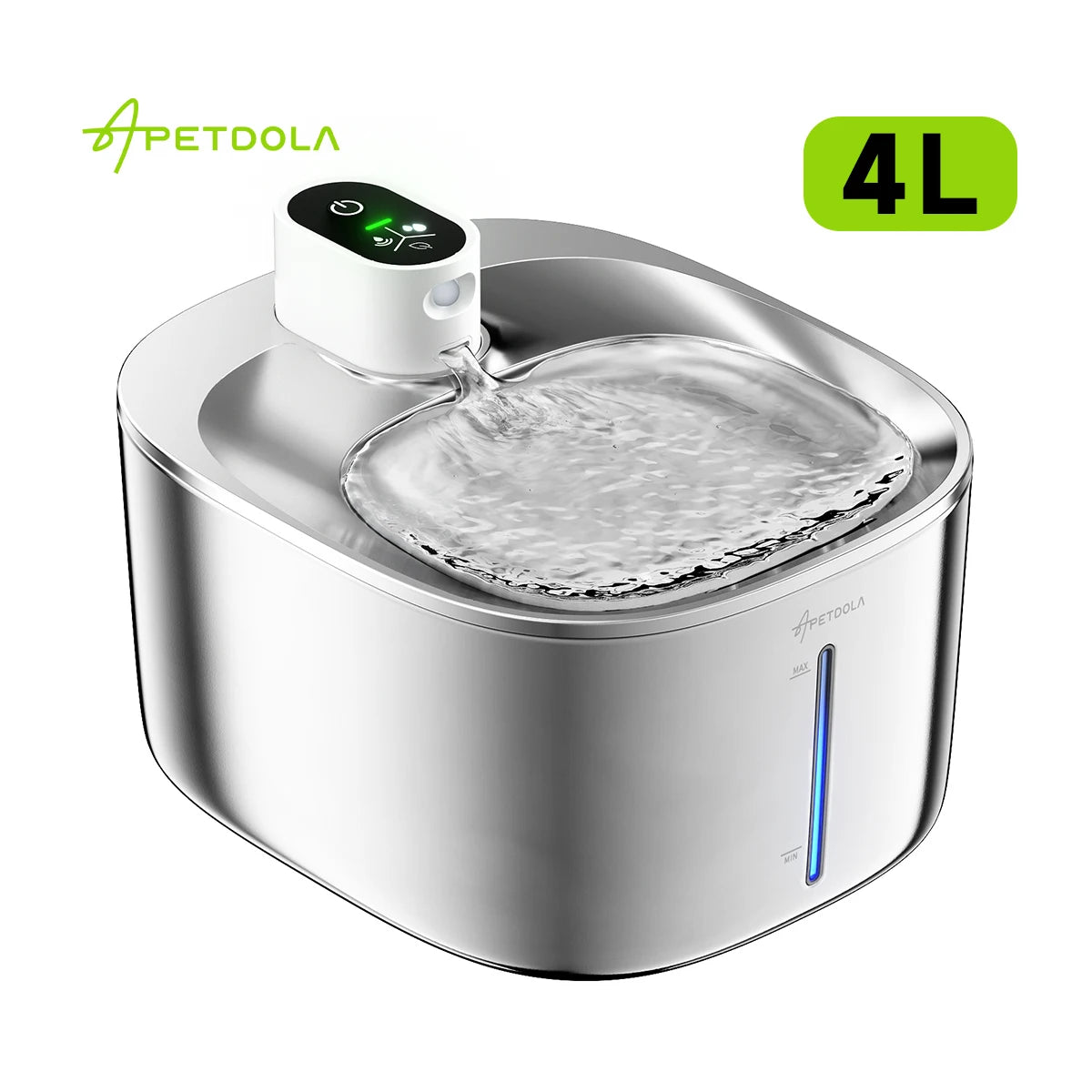 APETDOLA Wireless Cat And Dog Water Fountain With Auto Sensor