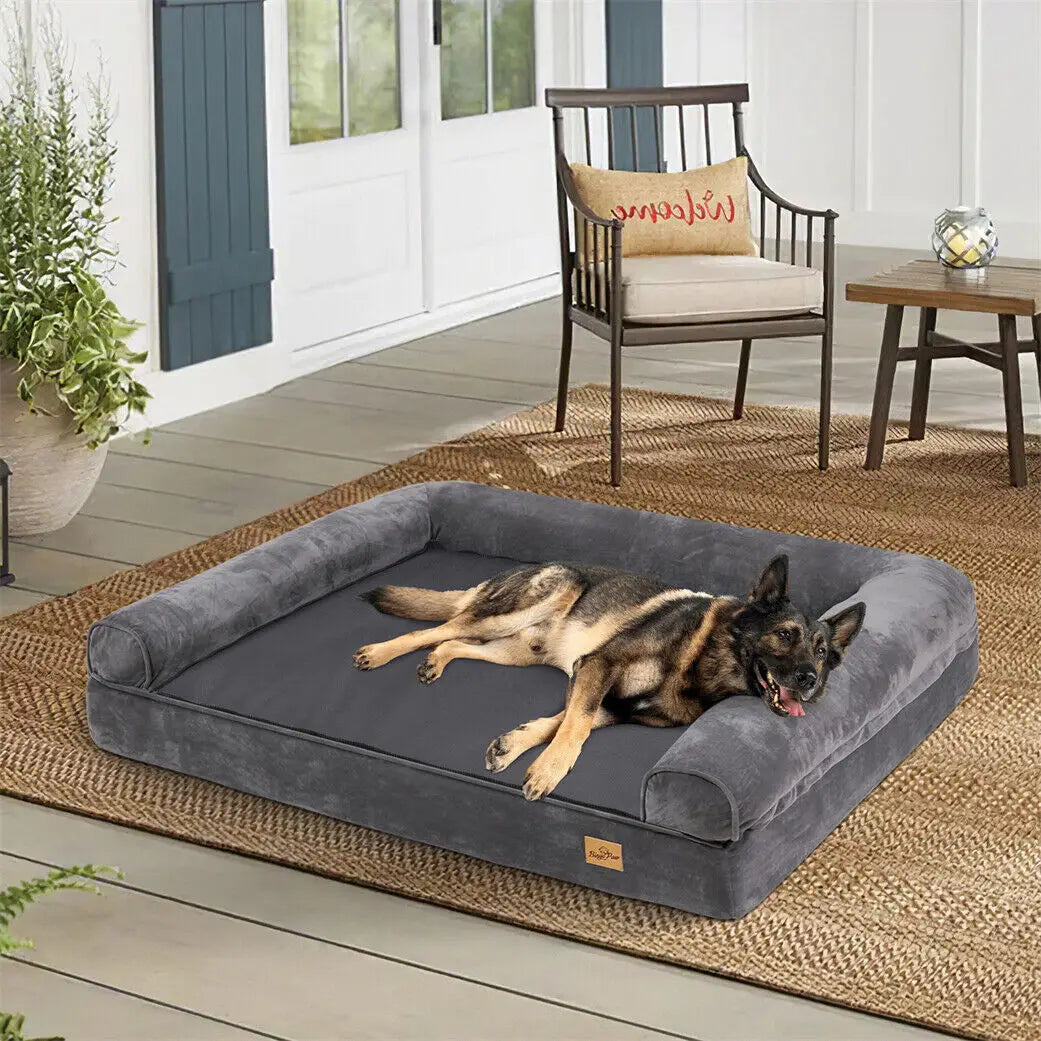 BINGOPAWCN Orthopedic Dog Bed With Removable Cover