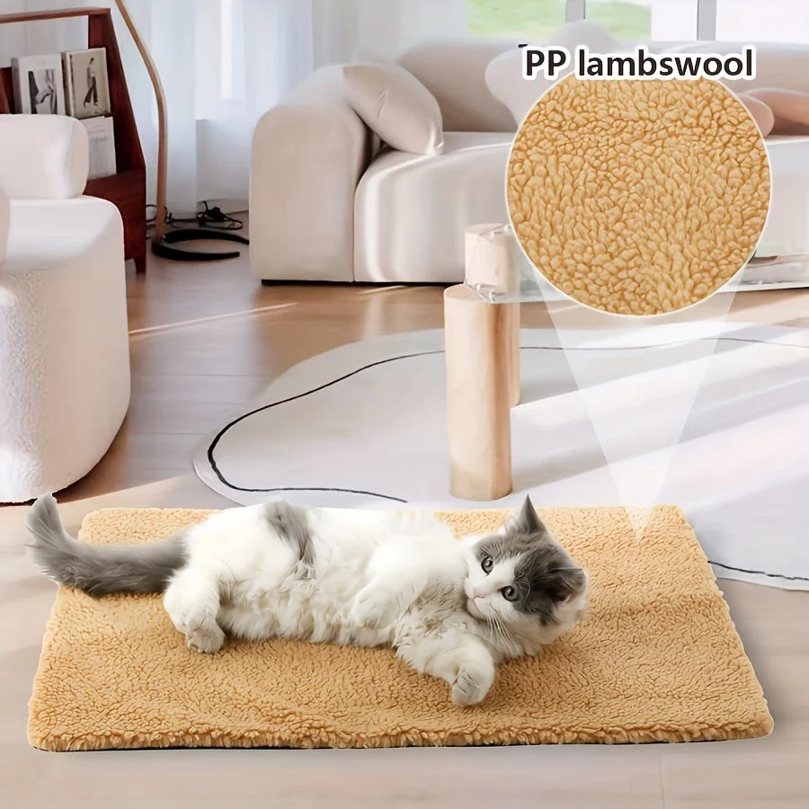 NONECN Self-Warming Pet Pad Blanket Thermal Bed Mat For Cats