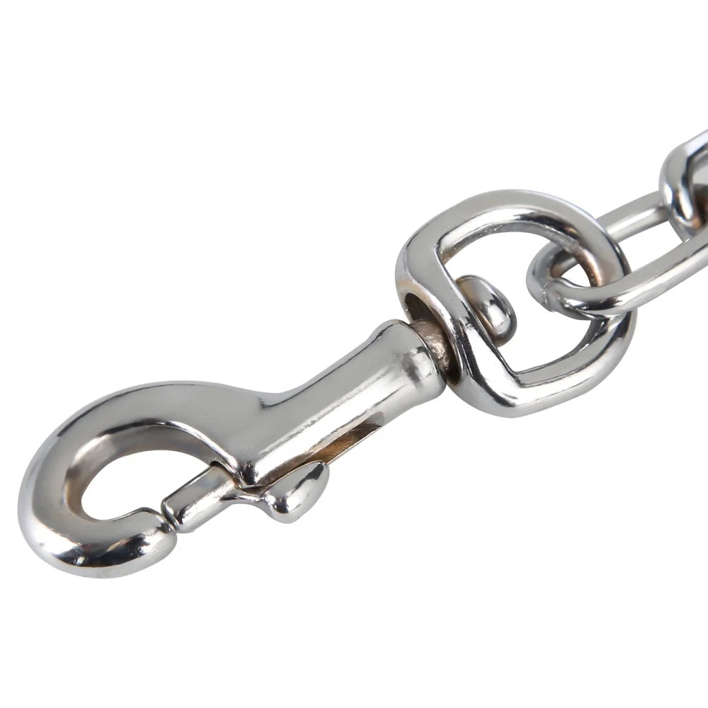 DUTRIEUX Heavy Duty Nylon Steel Chain Leash With Welded Links