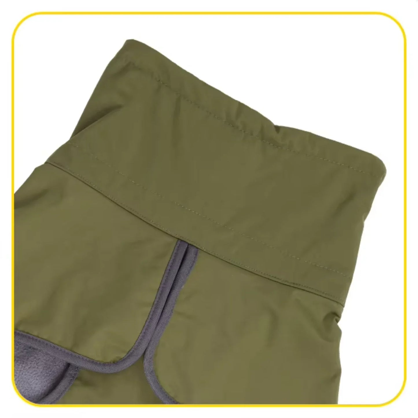 Color Windproof Pet Raincoat For Dogs Winter Coat Jacket