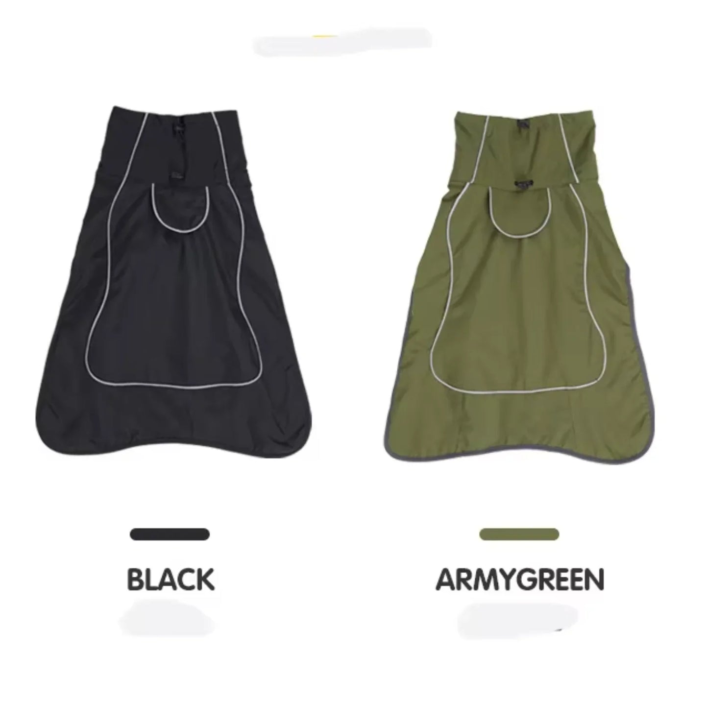 Color Windproof Pet Raincoat For Dogs Winter Coat Jacket