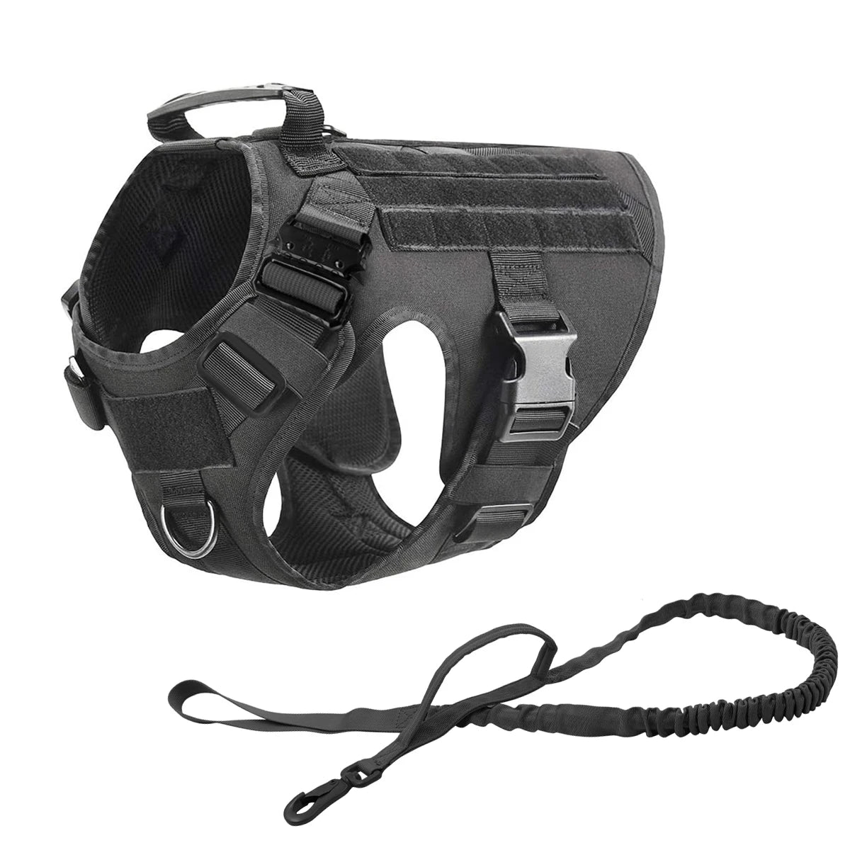 PATYOCATCN Tactical Dog Harness With MOLLE Pouches For Training