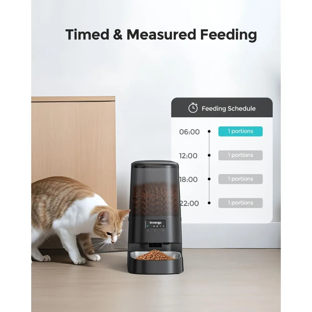 MeowServe S20 Automatic Cat Feeder With Stainless Steel Bowl