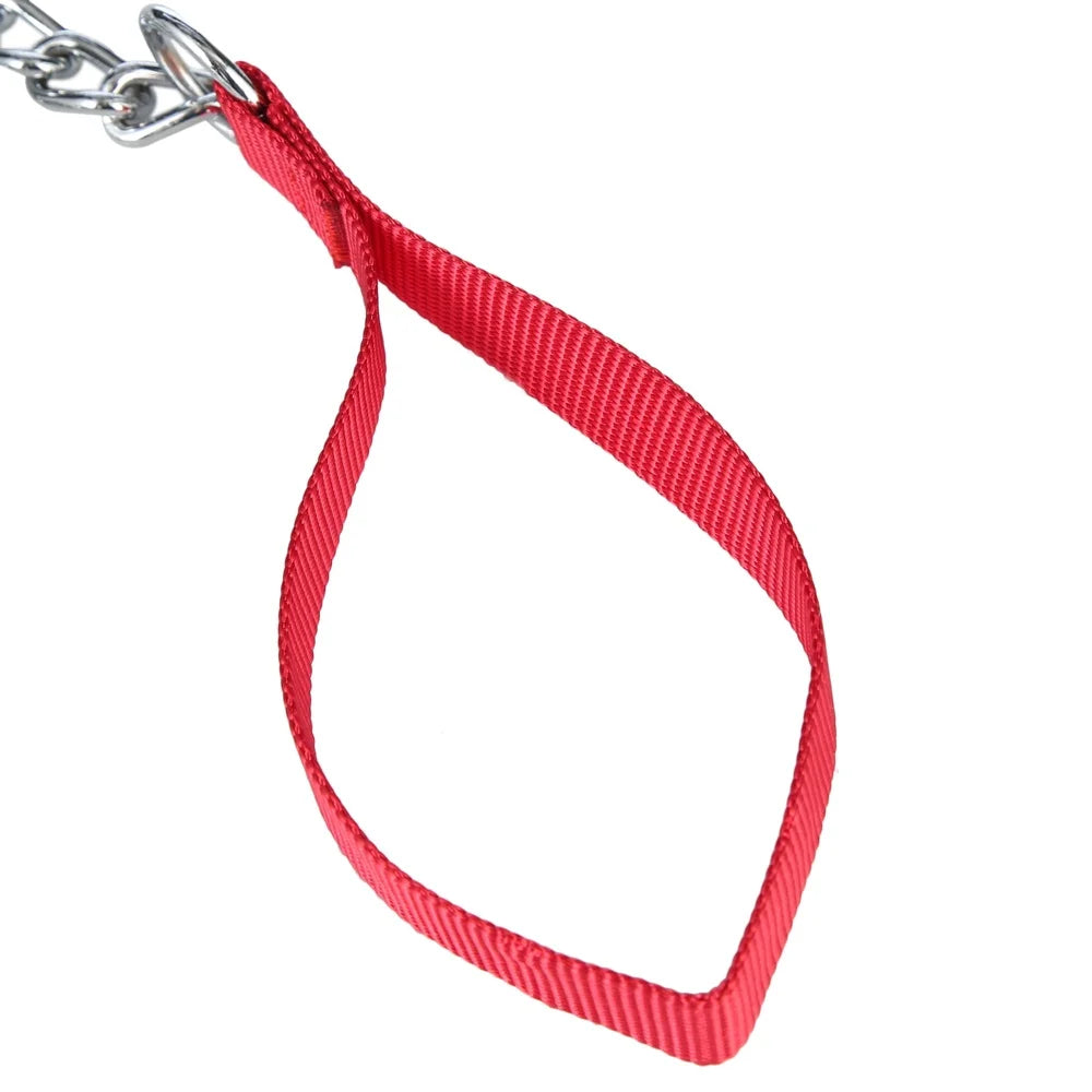 DUTRIEUX Heavy Duty Nylon Steel Chain Leash With Welded Links