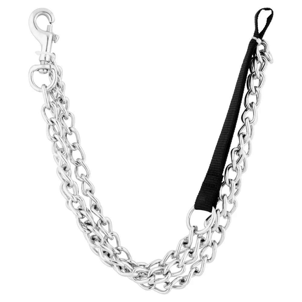 DUTRIEUX Heavy Duty Nylon Steel Chain Leash With Welded Links