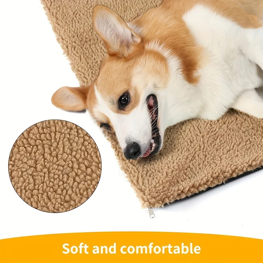 NONECN Self-Warming Pet Pad Blanket Thermal Bed Mat For Cats